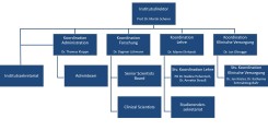 Organigramm des Instituts für Allgemeinmedizin