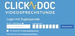 ClickDoc Viedeosprechstunde